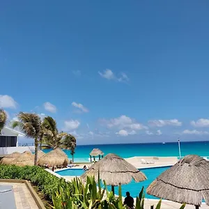  Apartamento Placentero Depa En Mar Caribe!